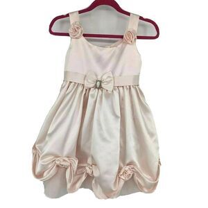 Flower‎ girl  Dress Girl Fancy Pink Dress Flowers Tule Rose Spring Goofy